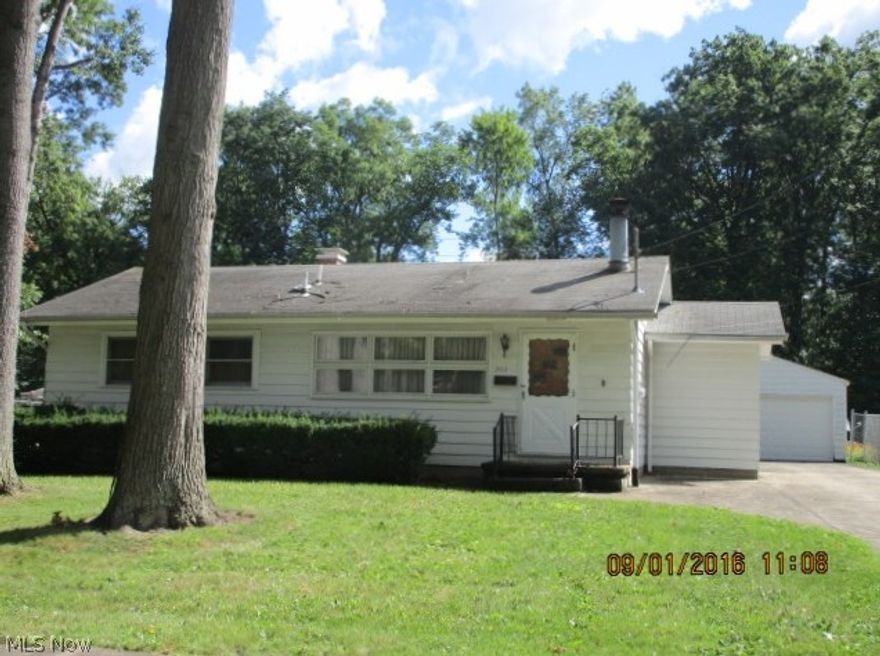 This one owner home has a super motivated seller! Large LR with fireplace. Large eat in kitchen. Master bedroom with double closets. Two car garage and fenced in yard. Basement has rec room. Within last couple years: breaker box, furnace and a/c, and garage doors and openers.