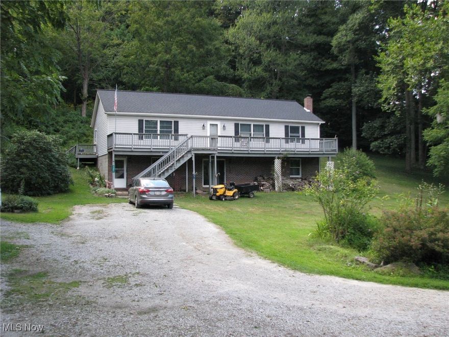 9.4-acre property with a ranch home and free gas.  The home has three bedrooms and two bathrooms.  New flooring throughout.  The walk out basement has a newer wood stove for back up heat.  The free gas is available as long as the well produces.  There are about 6 acres woods, and the rest is open, suitable for a garden and livestock.  Close to Millersburg but in a very private setting.   A must see if you want a good home with some acreage.