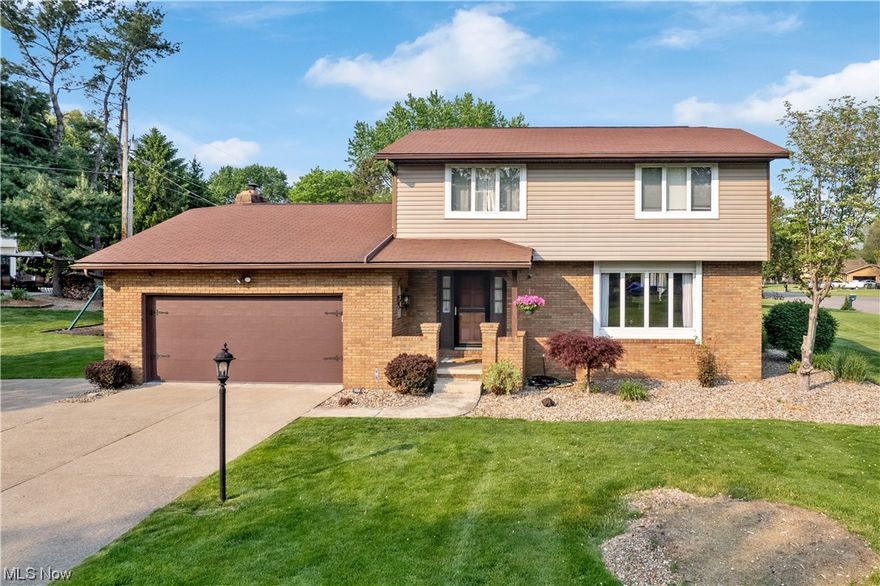 Check out this beautifully maintained 4 bedroom 3 1/2 bath home in the desirable Sherwood Village neighborhood. Enter the front door and you will be welcomed by a generously sized living room with a large picture window. The well appointed kitchen with granite countertops is open to the formal dining room, the breakfast area, and the oversized family room with gas burning fireplace and built in shelving. This is a tremendous area for family gatherings and entertaining. There are four bedrooms on the second floor with large closets. The primary suite has an en-suite. The finished lower level offers ample storage, a recreation room, and a full bath. This is the perfect spot for hosting college football or super bowl viewing parties. There is also a heated two car garage. The owner takes great pride in the impeccable yard and patio area complete with outdoor dining area and firepit. Please don't miss your opportunity to view this wonderful property. Call today to schedule your private sho