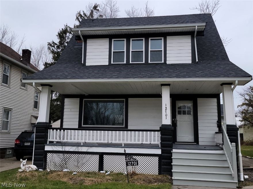 Welcome to this charming violation free colonial on a quiet street in Garfield Heights. There has been a ton of upgrades done over the last few years. The roof was replaced in 2019, windows in 2018. New flooring and  fresh paint throughout done in 2021. New roof and door on the garage in 2021. All ne ceiling fans have been installed in all of the bedrooms, dinning room and kitchen. Tons of storage in the finished attic. This home has been well taking care of just waiting for its next owner to move right in.