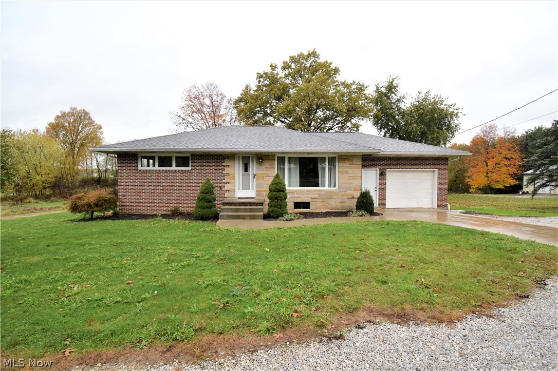 Welcome to 9248 Wadsworth Rd! Sitting on a beautiful .76 acre lot, this 3 bed/2 bath ranch boasts 3 fireplaces, a great room with deck access, 2 garages, and more! Enjoy your winters next to the stone fireplace in the spacious great room featuring a vaulted wood ceiling. The 2 bedrooms, kitchen, and additional living room round out the main floor. The basement includes washer/dryer area, extra living space with fireplace, and a room that is currently being used as a 3rd bedroom with the 2nd full bathroom off of that bedroom. Large backyard featuring a firepit and deck. Attached one car garage and detached 2 car garage. Roof 2021. Don't miss out on this home! Schedule your private viewing today!