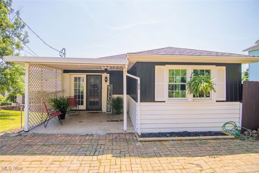 Welcome to 1408 N 9th St in Martins Ferry. This lovely remodeled raised ranch home features 3 bedrooms, 2 full baths, a beautiful kitchen, newer LV flooring and carpeting, and a large basement rec room to enjoy some personal relaxation or time with the family. The home also has a newer electric panel. Soak in the sun this summer on the nice brick rear patio overlooking the beautifully landscaped yard or relax on the not one but two covered porches, in the front or back of the home. Great storage shed in the yard to house all your lawn equipment.