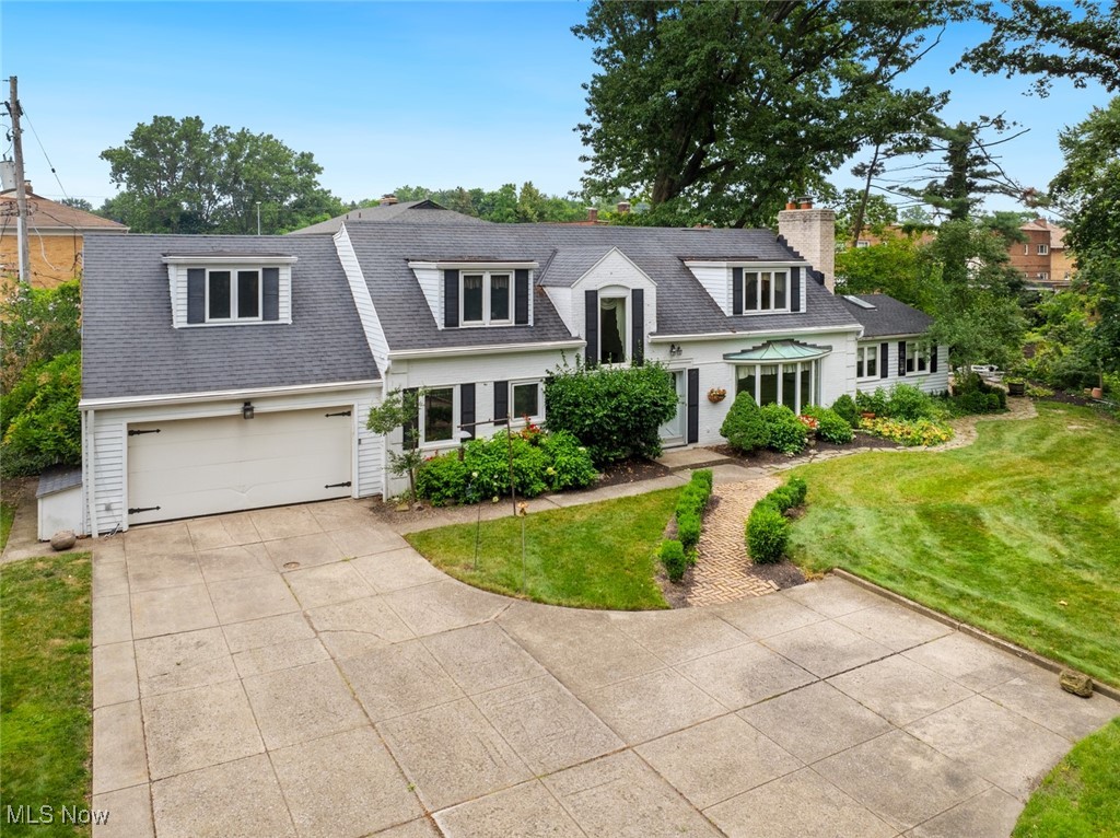 This home is in the ideal location! Not only are you at the top of the Rocky River Reservation on a dead end, peaceful lot, you are walking distance to restaurants. The possibilities are endless. The Rocky River Reservation is great for everyone. Walking, biking, fishing, rollerblading whatever you enjoy doing. It is perfect to relax & have picnics, family gatherings, this is what you have to look forward to & so much more. This home is 5 bed 3 full baths with lots of potential, a ton of space with unique features. You'll love the stained glass in the front door, as you enter into foyer, with a slate floor, that leads to the family room with 1 of the 2 fireplaces. The family room has a ton of natural light with a large bay window that looks out to the large private front yard lined with trees. The 5th bedroom is located on the main floor that features a full bath nearby. Keep going & you will find yourself in the vaulted great room that features a large stone fireplace. A neat feature is the 2 way access to the firewood making it easy to place the wood inside. There are sliding glass doors that lead to a patio & there is a decorative pond, a built in gas grill(does not currently work). Back inside you will find a charming kitchen with an eat in dining area, large pantry. Appliances are newer. This home also features a separate dining room. There is a separate laundry room with plenty of storage. That leads to the back room that has an inground hot tub that currently works. You'll love the extra spiral stairs that lead to the 2nd floor. That room also has access to a fenced outside area perfect for kids or furry family. Upstairs features 4 large bedrooms, 2 full baths. Tons of storage & a separate room for an office, play area, or tv area. If that was not enough there is a 2nd 2 car garage behind the front attached 2 car garage great for all your cars, work room, storage, or whatever you need it for. All of this is ready for your special touches!