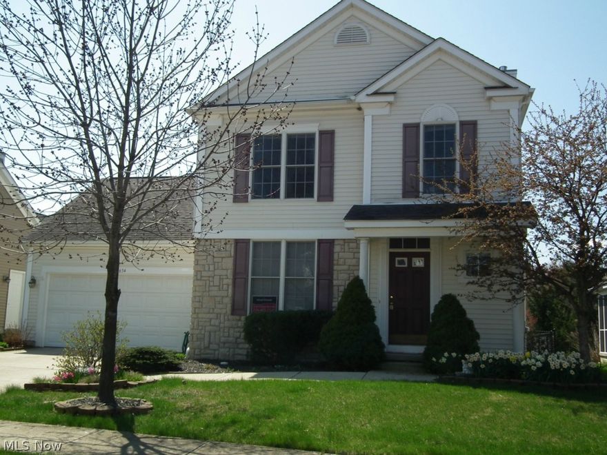 Newer home with great proximity to hospitals and universities. Great location with privacy, pond and exceptional landscaping.  Hardwood floors welcome you in the foyer which leads to formal dining room. Spacious eat in kitchen with tile floor, all appliances and sliders to the deck. Kitchen opens to gracious great room offering a fireplace and built ins. First floor laundry room. Full basement with lots of storage. Master bedroom with private bath and two more bedrooms and full bath make up the second floor. This one-owner home is light and bright with extensive builder upgrades.  Gorgeous private outdoor paradise with arbor, deck and fenced yard with pond views. Mature plantings include Gladiolas, Zinnias, Phlox,Trumpet Vine, Lilac, Marigold, Peonies, Snapdragon!