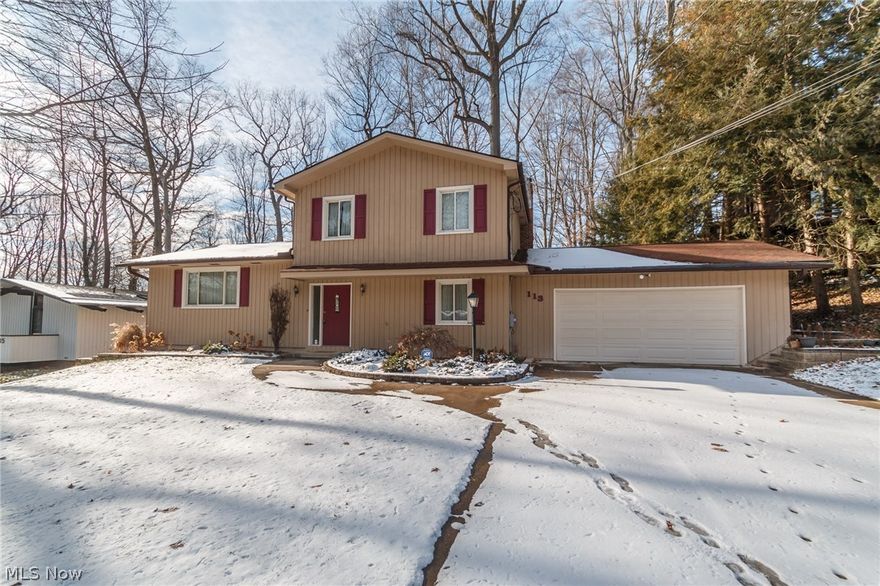 Own with pride! Impressive split level offering 4 or 5 Bedrooms 2.5 Baths. Up dated kitchen featuring all appliances. Freshly painted and sure to please the Chef with all the counter space. Family room offering fireplace and sliding glass doors to oversized screened in sun room. Lower level offers Rec. Room, Den and partial basement. Workshop, laundry area with plenty of room for storage. Enjoy the oversize and bright living area, formal dining with outstanding lighting. 
Closets are one of the nice features in the upper three bedrooms as well as the full size family bathroom. Home sits on wooded park like lot and just a few steps away from Guise Park across the street. Very convenient location to restaurants, banks, parks and highway. This home offers a lot more living space than appears from the street. Must visit the inside of this clean one owner home.