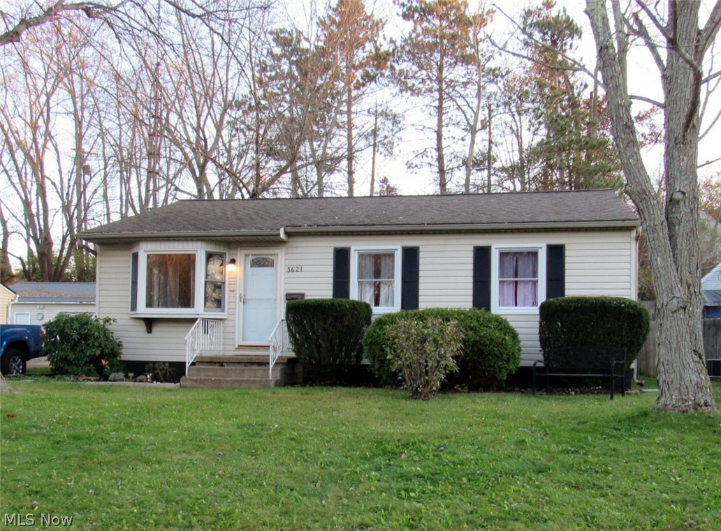Call today to see this 3 Bedroom, 1&1/2 Bathroom vinyl sided 1044 Sq.Ft. ranch home with a detached 3 car Garage in a convenient Perry location. There is an additional 650 Sq.Ft. finished Lower Level with glass block windows. Some of the many updates include new front and rear exterior doors plus water heater in 2017. Furnace and Trane AC with Aprilaire humidifier and a air filtration system in 2015. Kitchen remodeled in 2013 with new GE stainless steel appliances. New house roof in 2006 and garage roof in 2008. Basement waterproofing system has a transferable warranty to the new owner. Home also has a 1 year America's Preferred Warranty.