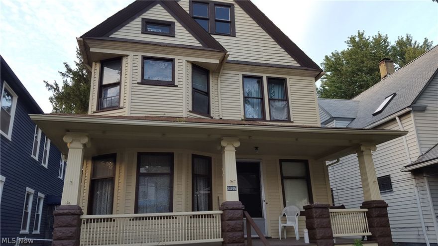 Fixer upper for sale, Large single family,  Home has been gutted and ready for improvements,  Home is located near hospital.  Close to downtown Cleveland.