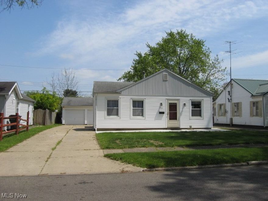 You don't want to miss your opportunity to own this cute, two bedroom ranch home on Massillon's west side. Convenient to shopping, 2 minutes to downtown and Route 21. The spacious Living Room and both Bedrooms feature new carpeting. Add your personal touches to the large Kitchen and Bath to make it your next home in Mayflower Village. Step outside and view the great backyard Patio, perfect for grilling, entertaining or just relaxing. Wow! A big bonus is the modern 3 car Garage for ample parking, Workshop, hobby or storage space. Don't miss this opportunity to own this home in a sought after neighborhood.