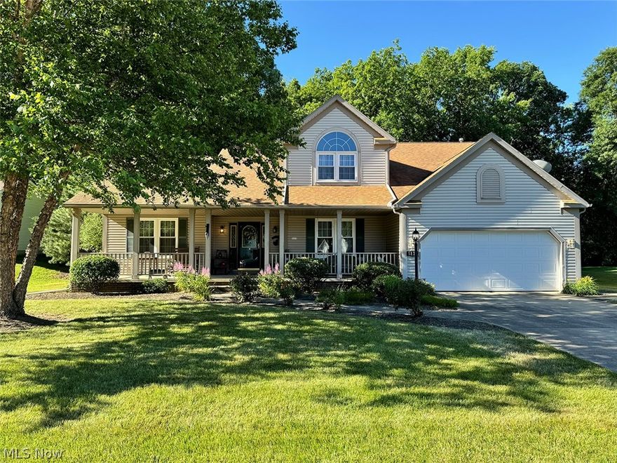 One-Owner Home - 2,400 Sq. Ft. - Cul-De-Sac Lot in Hidden Knolls Neighborhood - Private Backyard - Portage Co., Rootstown LSD - Online Bidding Available on Real Estate. ABSOLUTE AUCTION, all sells to the highest bidder on location. ONLINE BIDDING BEGINS SUNDAY, JULY 14, 2024 – 5:00 PM and AUCTION LIVE ON-SITE BIDDING WILL BEGIN TUESDAY, JULY 16, 2024, 4:00 PM, REAL ESTATE SELLS AT 5:00 PM. Real Estate features a two-story home built in 1999 on 103 X 150 lot with woods behind. Concrete drive, attached two-car garage and covered front porch. Modern layout two-story great room with gas fireplace, open dining and kitchen with bar seating. Formal dining room. Beautiful sunroom with access to back deck. Main-floor master with spacious private bath and walk-in closet. Main-floor half bath and laundry room. Open catwalk on second level, two large bedrooms and full bath. Full 12-course basement, waterproofed with nice, finished family room having gas heat stove and wet bar. Loads of storage, forced-air gas furnace, central air, breaker electric, whole-house generator, public water and sewer. The home will be open for viewing on Tuesday - July 16, 2024 – 12:00 PM - 4:00 PM. TERMS ON REAL ESTATE: 10% down auction day, balance due at closing. A 10% buyer’s premium will be added to the highest bid to establish the purchase price. Any desired inspections must be made prior to bidding. All information contained herein was derived from sources believed to be correct. Information is believed to be accurate but not guaranteed.