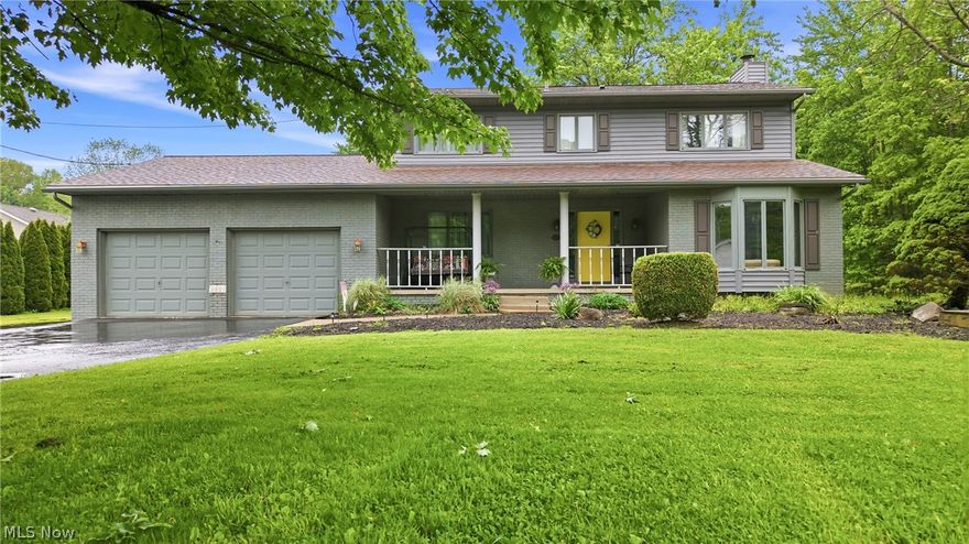 Welcome home to 2821 Wilson Sharpsville Rd where country living is possible within the city of Cortland limits. Enjoy the expansive 1.6+ acre yard that offers plenty of room for your backyard dreams. Inside, this 4 bedroom 3 full bathroom home offers the space to grow and to accommodate a multitude of gatherings. The dining room is currently used as a first floor bedroom. There is also a first floor laundry room and a full handicap accessible bathroom. Upstairs there are 4 large bedrooms with ample closet space as well as 2 full bathrooms. Outside, there is a lovely covered front porch to greet your guests as well as a large handicap accessible deck that, with some paint, will be ready to host summer barbeques or enjoy that morning coffee while watching the wildlife. There is a 2 car attached garage as well as a large detached garage with a tall garage door. Don't let this home pass you by, schedule your private showing today.