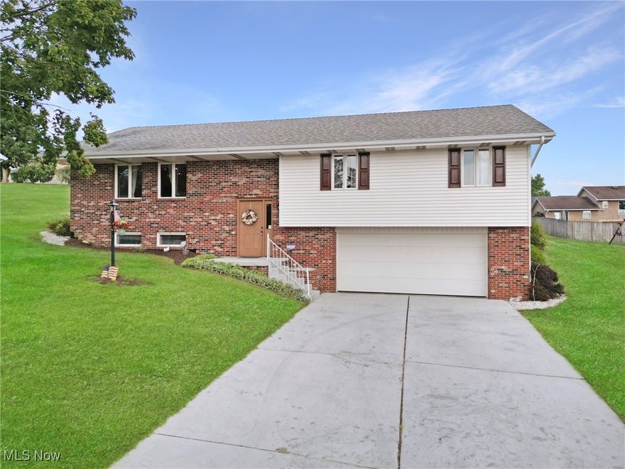 Discover this inviting split-level home situated on a rare double lot in the heart of Wintersville, Ohio. Step inside to an impressive open concept layout that seamlessly blends the dining area and spacious living room, creating the perfect setting for gathering or entertaining. The expansive kitchen features some modern  finishes and plenty of storage. The primary bedroom has a full bath attached.  Downstairs, you’ll find additional bonus living space ideal for a family room, home office, or guest suite in addition to a half bath. Outside, the expansive yard provides endless possibilities for outdoor enjoyment. With its prime location and turnkey appeal, this home truly offers the best of comfort and convenience.