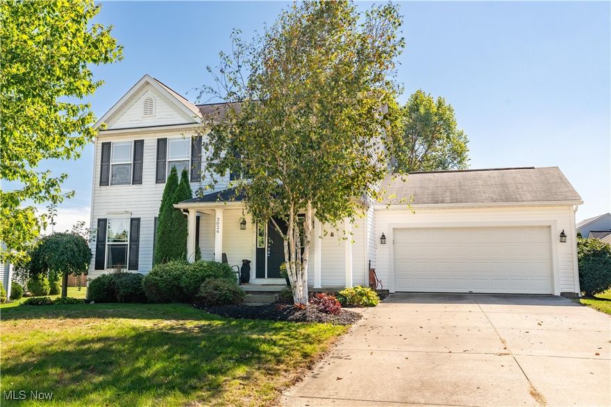 Built in 2010 by Reflections Homes, this home is ready for its new owners to love!  Home features an open floor plan on the main floor great for entertaining and family time.  If you love spending time outside you will love the 16x24 deck overlooking the nice flat backyard. The foyer entry features newer vinyl plank flooring and a guest closet, while the great room is spacious enough to also serve as a dining room. The kitchen comes fully equipped including refrigerator, range, microwave and dishwasher plus a large pantry. The first floor offers a half bath and laundry room with wash tub. The second floor includes 3 spacious bedrooms.  A large master suite with a walk in closet and private bath, plus a second full bath for guest or kids. The two car garage has garage door opener and there are two outside water spigots, conveniently located on either side of the house. The lower level is poured concrete and features a sump pump and not to mention endless potential when you're in need of additional living space. Imagine relaxing on the quaint, covered front porch or gathering around the fire pit on a long Summer evening. This home is perfect whether it's your first home or your last. The large lot is excellent for kids and pets alike. There is an invisible pet fence and collars will stay!