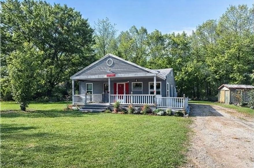 Well-maintained 2-bedroom, 2-bath home situated on two lots backing to Friends of the Lower Muskingum River conservation property. Enjoy peaceful Muskingum River views and surrounding woods.

The interior features a light-filled living room with vaulted ceilings and skylights, an open kitchen and living area, and abundant storage throughout. The efficient floor plan maximizes space and functionality.

Outdoor amenities include a 12x24 covered porch and two storage buildings (10x12 and additional shed) for tools and equipment. Recent improvements include a new roof.

Suitable for full-time living or weekend use.