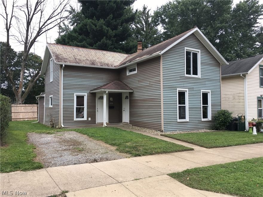 Nice 3 bedroom 1 bath home in convenient location. Some of the updates in the house include a new furnace, updated wiring and plumbing, some new drywall, ceilings and paint. Large living room with stone fireplace. One bedroom on the main floor with two large bedrooms upstairs. Main floor bathroom and laundry room. Fenced backyard with storage shed. Call for appointment today