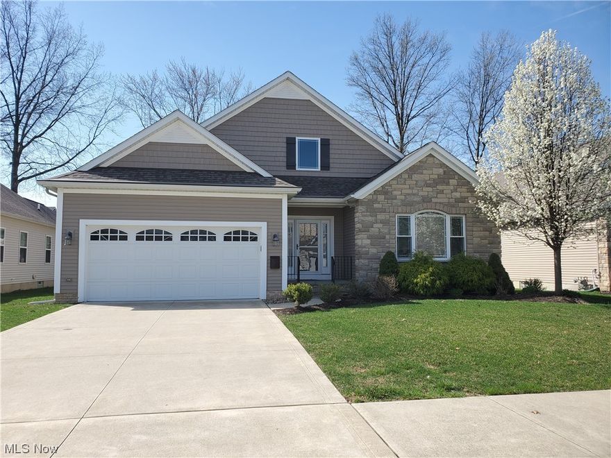 First Floor Living at it's finest!!!  Quality Built Newer Ranch (built in 2015) with Open Floorplan in Prime Willoughby Location!!!  9 Ft Ceilings, Vaulted Great Room with Gas Fireplace, Vaulted Sunroom and Vaulted Den/3rd Bedroom!  Hardwood Floors in Foyer, Kitchen, Eating Area and Sunroom!  Kitchen with Breakfast Bar and Stainless Appliances (New Dishwasher)! Ceramic in Baths!  Vaulted Owner's Suite with Walk-in Closet, Private Bath with two 36" tall Vanities, Large Soaking Tub, Shower and Separate Toilet Area!  First Floor Laundry with Sink!  Washer and Dryer Stay!  Full Basement with Finished Family Room, Office and Full Bath!  16x16 Ft Deck!  Sprinkler System!  Back on the Market through NO fault of the Seller or inspection issues!