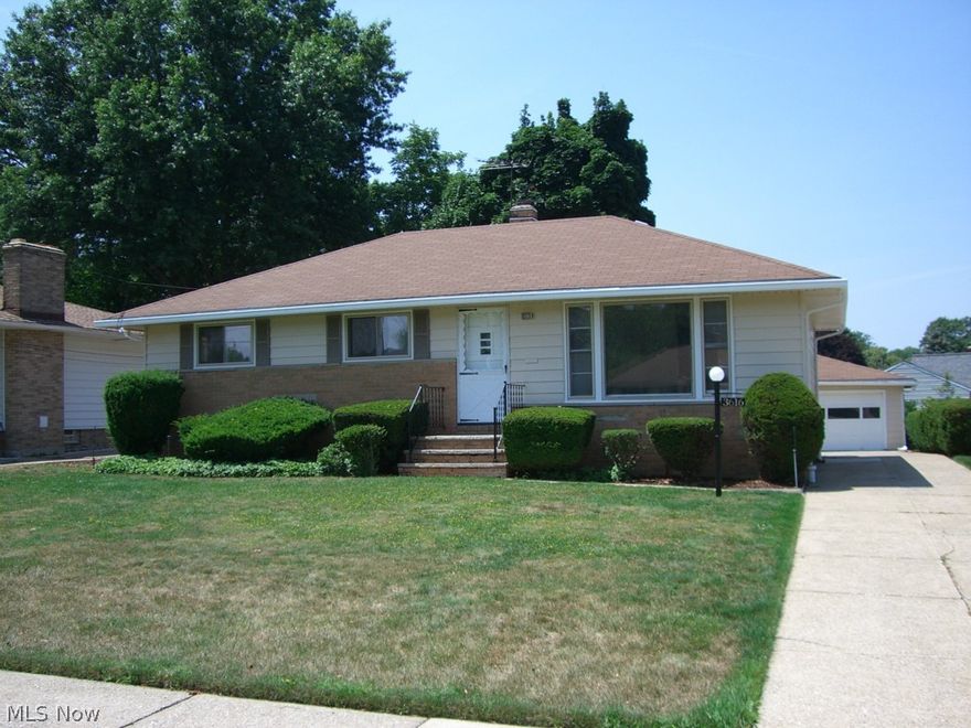 Welcome to this Amazing Ranch in a sought after section of River.  This home offers 3 fresh & light bedrooms and 1.5 baths.  Oversized 2 car garage.  Wonderful sun-room, patio area and deck as well as finished basement with Rec Room & wet bar for all your entertainment needs.  Updates including new dishwasher and garbage disposal.  Freshly painted and new carpeting.  Close to shopping, restaurants and highways.  Add to that the Award Winning Rocky River School District.  Worry Free Living with Seller Provided One Year HMS Home Warranty.