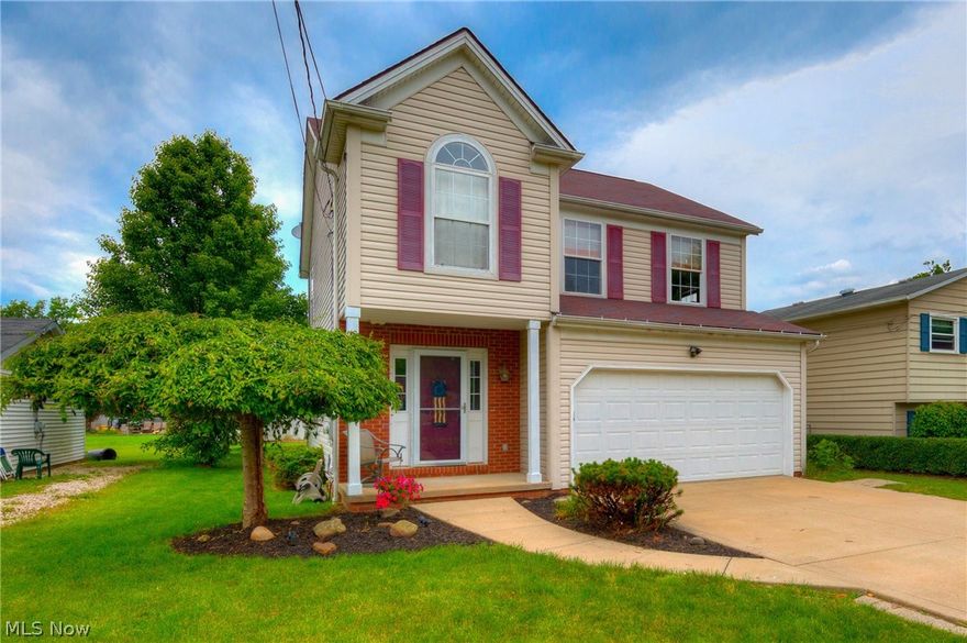 Fabulous younger 3 BR colonial in highly ranked Aurora School System walking distance great shopping and restaurants.  Open, entertaining floor plan on first with spacious eat-in island kitchen wide open to living room with fireplace.  Hardwood floors throughout front foyer and stairs to second.  Three nice sized bedrooms up including great master suite with two closets including walk-in and generous master bathroom with double sink vanity.  Finished recreation room in basement (2016) plus waterproofing!  Many other recent updates include new AC (2016), storm door (2012), hot water tank (2015), and more!! Tremendous deck sprawling the back of the house overlooking the deep back yard with looks of play room!  Welcome Home!