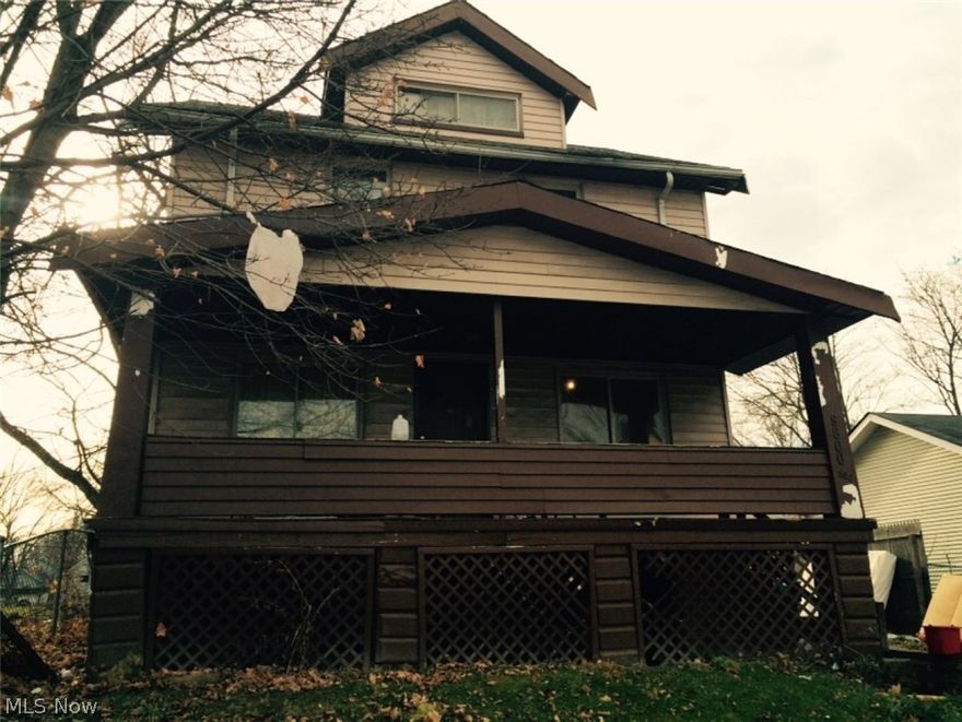 Three bedroom colonial. Home needs work. Sold as is. Seller will make no repairs.