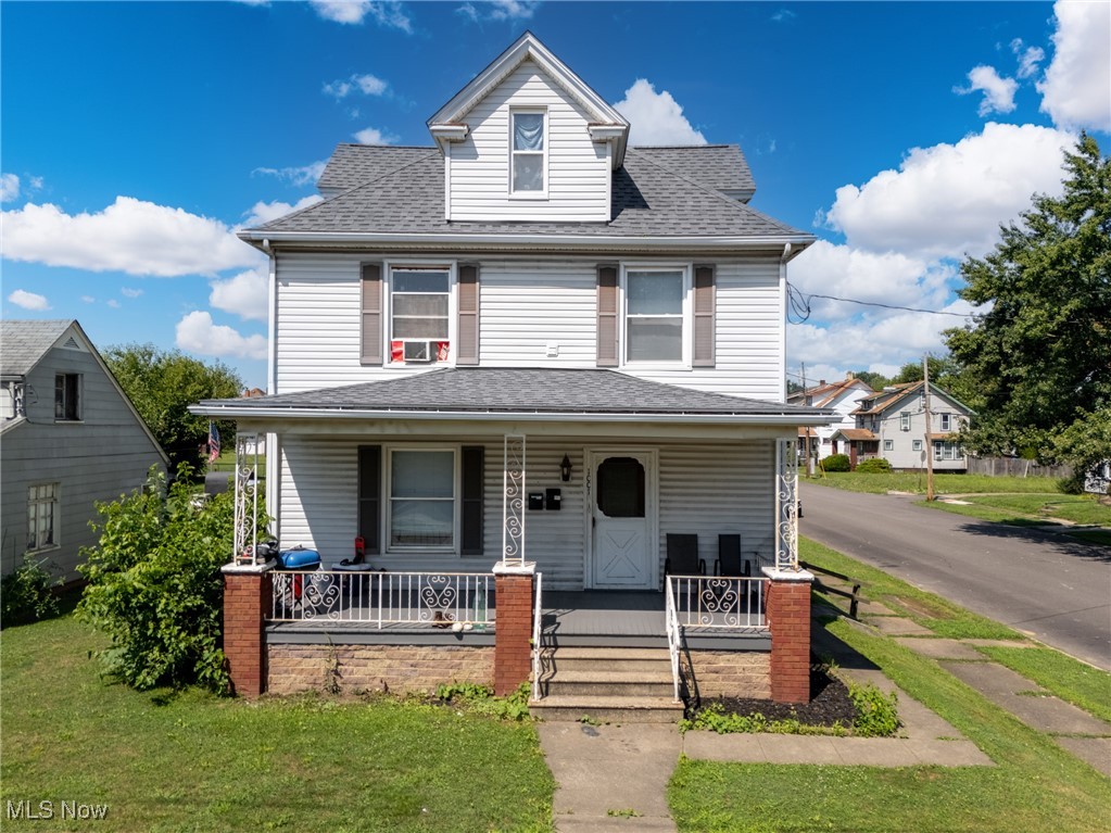 Don’t miss this cash-flowing duplex in a prime location, just minutes from Route 30, I-77, and Aultman Hospital. Whether you're a seasoned investor or just getting started, this property offers immediate returns and long-term potential. The upper unit is currently rented to a long-term tenants and includes access to a finished walk-up attic space that’s being used as a spacious third bedroom—an ideal bonus for added rental value. The main-level unit is vacant and move-in ready—perfect for a new tenant or owner-occupant. When fully leased, the property brought in $1,425 per month in rental income. Enjoy peace of mind with major updates already completed, including newly remodeled kitchens and bathrooms, luxury vinyl flooring in both units, central air conditioning, forced air gas furnaces, and a NEW roof!! Each unit features original woodwork charm, adding character and warmth throughout. The full basement offers plenty of storage and includes a dedicated laundry area for the main-level unit to use. All appliances stay—two sets of washers, dryers, ranges, and refrigerators. The detached garage adds rental potential and is currently used by a neighbor in exchange for lawn maintenance. The owner pays for water, sewer, and trash, while tenants are responsible for gas and electricity. This well-maintained, income-producing duplex won’t last long. Schedule your private showing today and take the next step toward building your real estate portfolio!