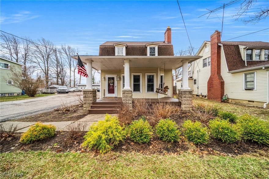 Exceptional Dutch Colonial with a 4-car garage, 4 bedrooms, 2 full baths that sits on over a half-acre in Eastlake!  It's a great location home with a bunch of amenities. Seller will comply with City of Eastlake point of sale and home will transfer Violation Free!  House also comes with a One Year Home Warranty and provides Immediate Possession! Gracefully updated open kitchen with a formal dining area as well as a bonus nook for school and or additional recreation activities.  Kitchen comes with abundant cabinets and counter space with a breakfast nook all appliances.  Large living has much room to entertain or relax and the wood burning fireplace is perfect for winter days.  First floor also has a full bathroom with a stand-up shower.  The second floor boasts four bedrooms and a full bathroom. One of the bedrooms provides access to the attic.  There is an unfinished partial basement.    Relax on a summer evening on the front porch swing or back patio. Nice size lot!  Make sure to check out the 4-car detached heated garage that is ideal for all sorts of things, storage, workshop space, etc.!   Located with convenient access to the freeway, 4 minutes to Lake County Captains Classic Park, 37 min to Cleveland Hopkins International Airport, 28 minutes to Public Square, schools, shopping, beaches and much more! Purchase and move into your new home to experience all the joy and warmth a home can bring and share. Here's a great opportunity!  Don't miss it before its gone.