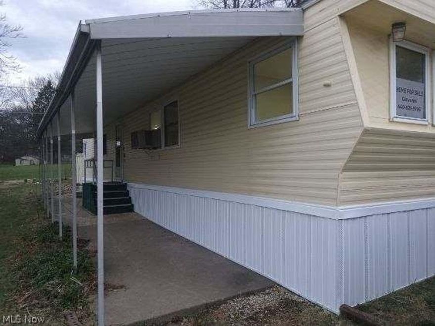 1967 Holly Park mobile home located in Highland Mobile Home Community in Akron. The home has 2 bed/1 bath. Water and sewer are metered. Trash is included in lot rent.