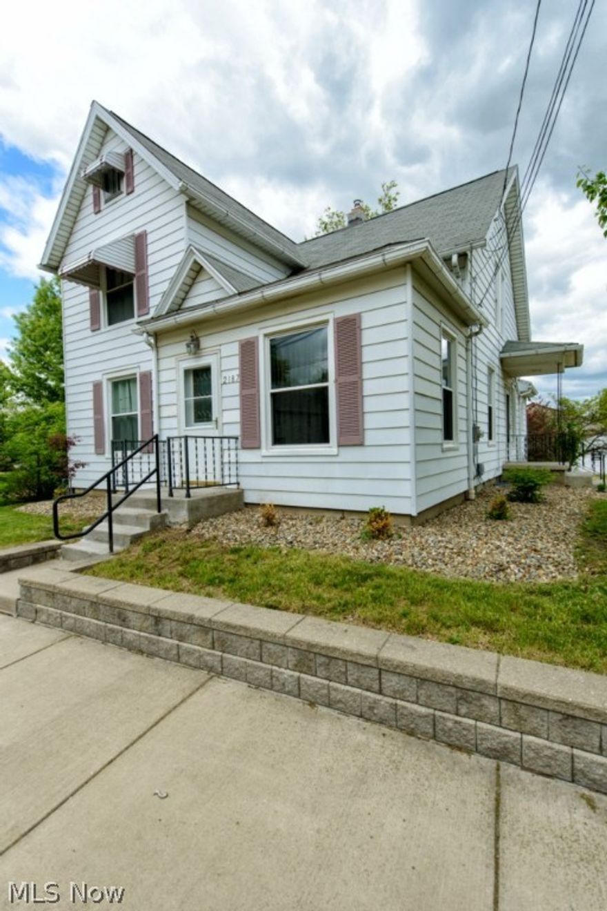 This wonderful Century home has been completely renovated down to the studs!  Step inside the living room and you will love the new laminate flooring that continues throughout most of the main floor.  The eat in kitchen features granite counters, new cherry cabinets, an under mounded stainless sink with pot washer faucet and newer appliances.  The 1st floor also offers an office adjacent to the living room as well as a bedroom and full bath.  Upstairs all new carpeting is just one of the many improvements.  The master bedroom has access to the 2nd full bath which as a ceramic tile floor and tub surround, a new vanity and fixtures and also has convenient access from the hall.  The entire interior has been recently painted with neutral colors.  Outside there is a nice level back yard,  2 car garage and plenty of room for parking.