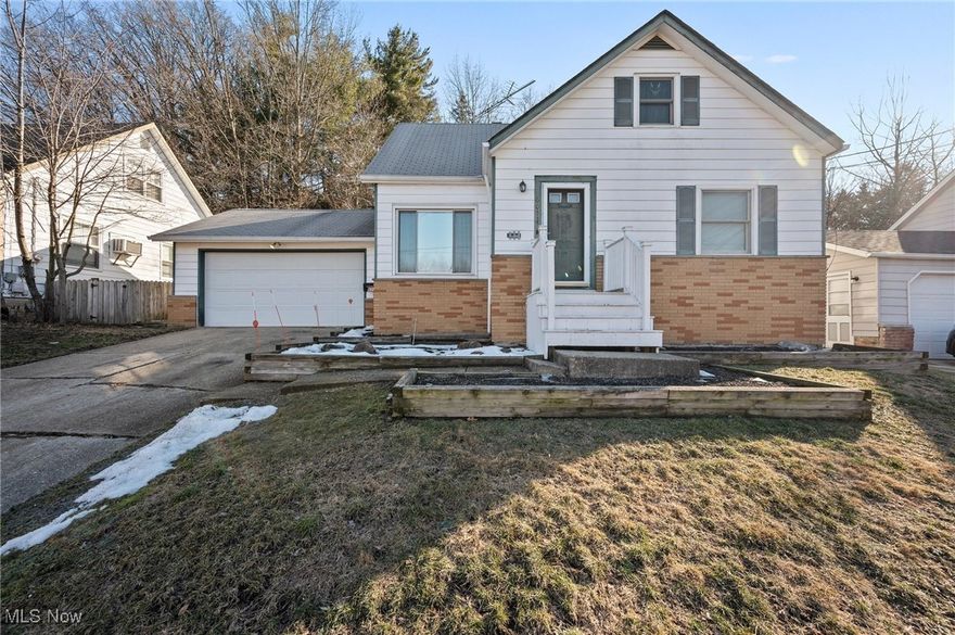 Welcome to this delightful home nestled in the heart of Garfield Heights! This charming residence combines classic appeal with modern comfort, making it a perfect choice for homeowners seeking a warm and inviting space. Step inside to discover a well-designed layout featuring three spacious bedrooms that provide ample room for relaxation and privacy. The main floor boasts two generously sized bedrooms, perfect for family members, guests, or even a home office setup. Upstairs, you'll find an expansive third bedroom, offering a private retreat with plenty of versatility—ideal as a luxurious primary suite, a cozy reading nook, or an inspiring creative space. The inviting living area is bathed in natural light, creating a warm and welcoming atmosphere. The kitchen is well-equipped with ample cabinet space and modern appliances, making meal preparation a breeze. Whether you’re hosting gatherings or enjoying a quiet evening, this home’s thoughtful design ensures both comfort and functionality.
Situated in a prime location, this property offers easy access to local parks, schools, shopping centers, and major highways, making daily commutes and weekend outings effortless. With its blend of charm, space, and convenience, this home is an awesome find in Garfield Heights. Don’t miss this incredible opportunity to own a beautiful home in a sought-after neighborhood. Schedule your showing today and envision the possibilities this home has to offer!