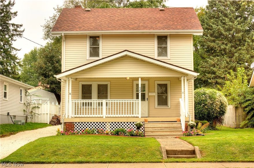 The owner of 14 years did a remarkable job remodeling this home for you. If your looking to live in Ellet. Or your kids are in Ellet Schools look no further. The remodeled  2 story colonial is in move in condition. Nice open floor plan here as well. The 34 pictures of this home truely reflect the beautiful work and pride of home ownership. Enjoy Hardwood flooring, All Kitchen appliances stay, a pergola covered back patio, large driveway for extra parking and a park like setting in your back yard. The full basement is clean, dry and ready to use also. Your new remodeled home is close to Goodyear Metro Park, Ellet H.S., Betty Jane School, shopping and Dining. Easy Access 224 and route 76 to the central interchange.  Dont miss out on this one. The owner really put in work to make it ready for you and its really is nice. Call today for a private showing.
