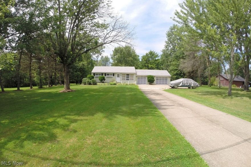 Well maintained adorable doll house! One owner home on 1 acre! Beautiful hardwood floors thru-out. 3 bedrooms, 1 bath with a full basement. Over sized 3 car attached garage. Well 3 years old, 30-year dimensional roof 5 years, furnace 8 years, hot water tank 6 years. Basement waterproofed 2017! Wooded lot plus large storage shed.