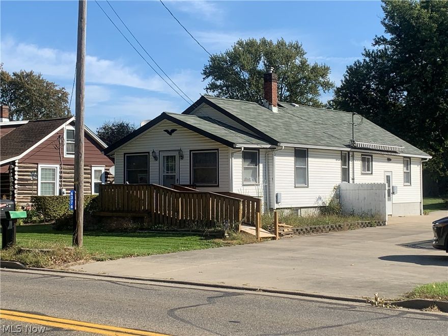 First floor living.  This cute three bedroom/two bath ranch needs a little love, but has many updates.  Enjoy working in the garage or have friends gather in the large fenced in lot.  Updates include: Roof 2015, well 2009, hot water tank 2002.  Comes complete with a 1 year home warranty. This is not an estate sale, however subject to appraisal.  Selling AS IS.  Seller to make no repairs.