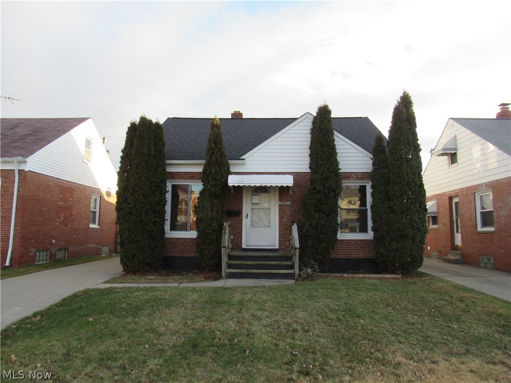 Come and see this brick and vinyl sided Cape! The home has vinyl windows throughout. There are exposed beautiful wood floor in some rooms. It is neutral throughout and is a great opportunity for any buyer. Great price! Sold as is.