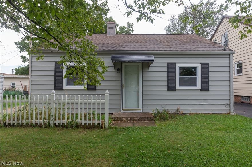 Welcome to this beautifully renovated, classic Sears Catalog home!  This cozy two bedroom one bathroom ranch style home offers you the convenience of one floor living.  Upon entering the home you'll find the bright living room freshly painted in a neutral gray with brand new gray wood-grain laminate flooring.  The new flooring and paint carry on throughout the entire home.  The kitchen boasts brand new cabinets, counters, back splash, sink, and faucet.  Appliances are also newer.  The bathroom has newly installed floor to ceiling tile, new vanity, and toilet.  Step out to the private fully fenced back yard and large two and a half car garage!  This space is perfect for entertaining, gated and can completely enclose the backyard space.  Furnace: 2022, roof: 2014, water heater: 2018. windows: 2022  Schedule your showing today!