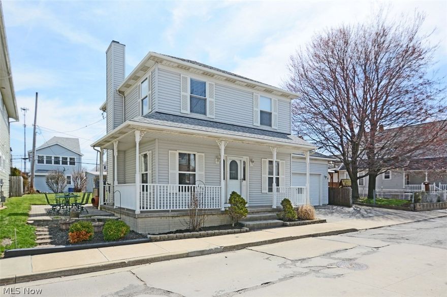 Gordon Square charmer!  This is your chance to own in this highly sought after and prime cultural location on the Detroit Shoreway!  Walkable to all the shops, restaurants, and pubs in the Gordon Square District.  Take advantage of the Lake Erie views while still enjoying the privacy of your own lot.  This newer built home is generously equipped with three bedrooms and two full bathrooms and all the upgrades you could want.  Open and airy floor plan is the entertainer's dream!  The kitchen is anchored by a center island adding additional space for a breakfast bar. The crisp white cabinets and neutral backsplash with corian countertops are balanced perfectly by the dark wood flooring.  The trendy gas fireplace adds a cozy feel while pulling the whole space together.  First-floor laundry and full bathroom for your convenience.  The second floor boasts the three spacious bedrooms with ample closet space in addition to an amazing spa-like full bathroom featuring soaking tub, walk-in shower, and double sink vanity.  Full and open basement with high ceilings offers even more living space for your children's playroom, man cave, or family room possibilities. Wrap around porch and patio is where you will want to spend all your Spring, Summer, and Fall days! Spacious backyard is great for pets and children. Oversized attached two car garage. Walkable to Edgewater Park and a quick joyous bike ride from downtown Cleveland, Hingetown, and Ohio City!  Do not miss this!