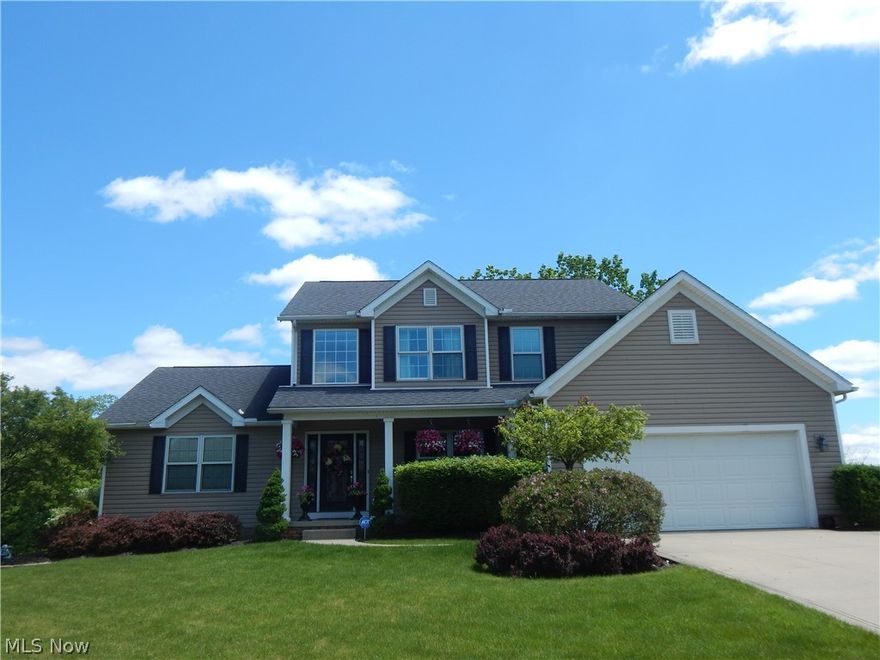 Custom build colonial featuring first floor master suite. Enjoy the two story Great Room over looking the beautiful waterfront rear yard. Multiple deck/patio surrounded by partial fenced beach front area. First floor laundry, three additional bedrooms up, one addition room in walk out lower area. Fitness center and family room with fireplace and full bath in lower area. Enjoy the pet room for all your pet needs. Workshop, storage and walk in pantry.
