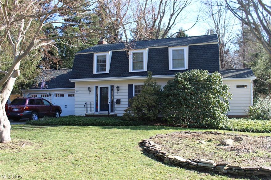 Welcome home to this beautiful South Mentor Dutch colonial.  This home has it all.  Huge updated kitchen with Crystal cabinets, Corian countertops, stainless steel appliances that all stay, and rustic wood burning fireplace.  Dining room, used as first floor master by owner, with attached ADA full bath.  The first floor also offers a gorgeous 4 seasons room with a beautiful view of the park-like backyard, full glass solarium addition, screened in porch, spacious living room and another half bath.  The upstairs has four generously sized bedrooms with beautiful wood floors, two with California Closets, and two full, updated, baths.  The basement is set up for entertaining with large finished recreational space with built-in granite wet bar and built in refrigerator.  The storage in this property is a dream with huge closets, an attic, and two finished crawl spaces.  Recent updates to include; garage doors, new roof with Clearview moss treatment, Pella front door and two transoms, new cem