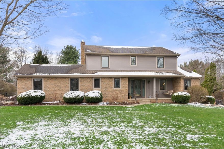 OPEN SUNDAY, 3/22 from 1-3PM. Beautifully updated and move-in ready, this exceptional home sits on over a half-acre in the Wood Moor neighborhood, Jackson Township and offers over 2,500 finished square feet with 4 bedrooms and 2.5 baths. A welcoming entry foyer opens to a spacious living room, while the updated eat-in kitchen features quartz countertops, abundant cabinetry and stainless steel appliances, flowing seamlessly into the inviting family room with a gas log fireplace, beamed ceiling, window seat and wainscoting. Step outside through the kitchen patio door to your private, resort-style backyard—complete with a newer partially covered deck with puppy pickets (under deck enclosure) and featuring an outdoor TV and ceiling fan, perfect for entertaining. Back insode, the first floor also includes a formal dining room, powder room and convenient mudroom/laundry room leading to the garage. Upstairs, the spacious owner’s suite boasts hardwood flooring, a vaulted ceiling, walk-in closet and a beautifully updated ensuite with custom tile shower, tile flooring and floating vanity. The hall bath is equally impressive with a custom tile tub/shower, skylight and floating vanity. Three additional generously sized bedrooms include one with hand-scraped hardwood flooring and all with ceiling fans. The finished lower level features soundproof walls—ideal for a media/theater room or recreation space. The fully fenced yard includes 10' and 6' gates and a versatile two-story shed with electric on both levels and an overhead door. Recent updates include new siding, trim, and gutters (2024), new LVP flooring on the first floor (2021), newer carpet on stairs and second level and Pella casement windows (2020). Additional highlights include a sideload garage and meticulous maintenance throughout. Conveniently located near CAK Airport, Strausser Elementary, Jackson North Park and easy access to I-77 and Route 21. A truly outstanding property offering space, style and location!