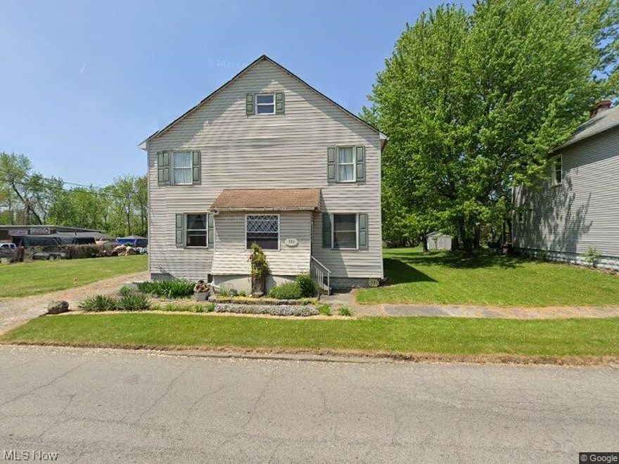INVESTORS, INVESTORS!!!!   TRUMBULL COUNTY INVESTMENT.    MAKE AN OFFER AND BUILD YOUR PORTFOLIO.  Current rent $525/month Unit B - Long term tenant. Has been there for 20 years. He is responsible for mowing the lawn and we deduct $75 from his monthly rent.  Unit A possible tenant placed by Sept 1: $600/month. Possible $1,125/month rent after Sept 1.   Property is professionally managed by DTS Management. Property sale includes another parcel of land. Address: 328 Pratt St, Niles, OH 44446. Tenant pays for all utilities except for mowing and trash.  The 2nd and 3rd floors are gutted to studs and ready to be turned into a triplex. If the new owner decides to stay with our management company, they have the quotes and plans for the remodel of the unit already. They can help with the process. See quote attached. This is a 1031 exchange - Preferred a quick sale and cash buyer is possible. Property sold AS-IS