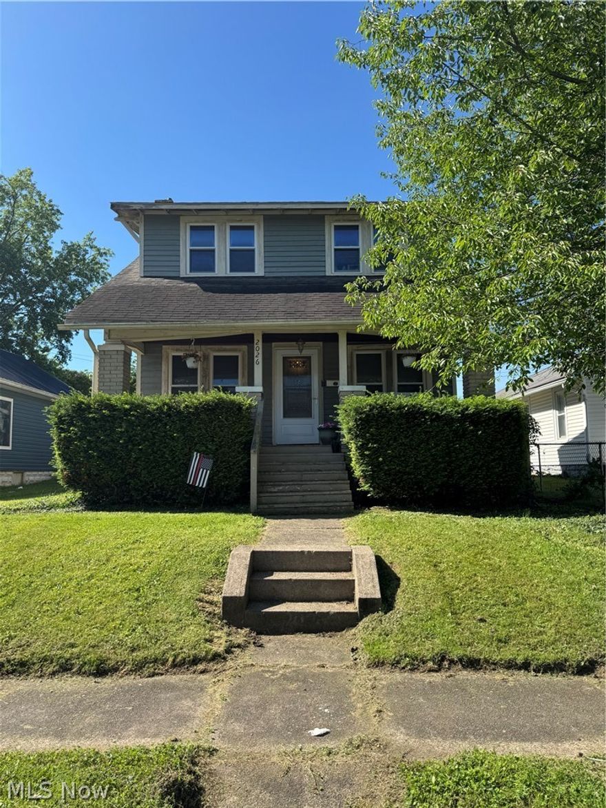 Two bedroom, one full bath home. Fenced rear yard with lovely covered patio. Detached (28 x 24)two plus car garage with rear alley access. Covered front porch. Original woodwork throughout. Per seller: Roof 2015, gas furnace 2024, central air 2024.
