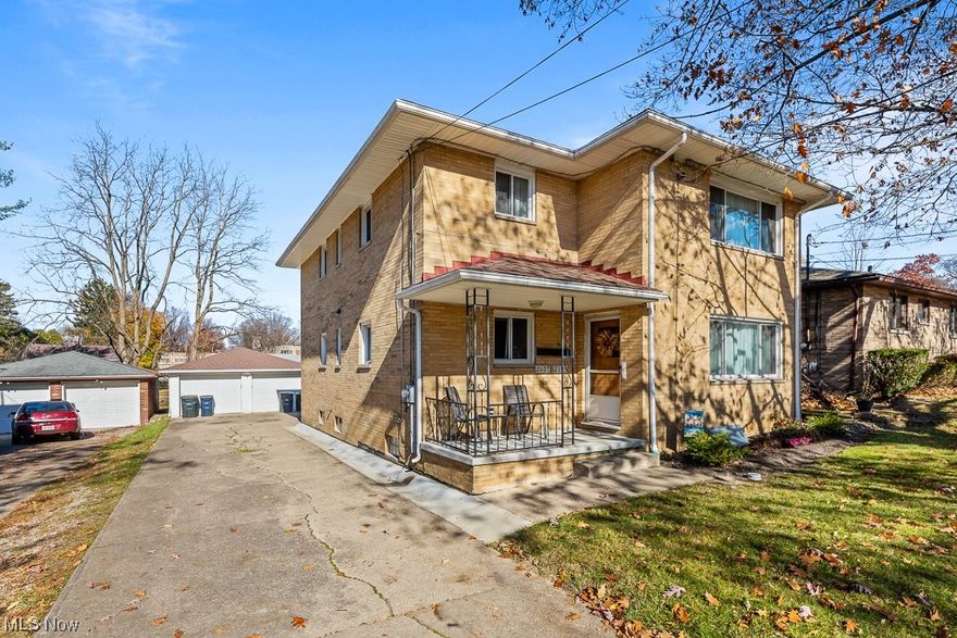 Generate immediate passive income with this well-maintained and fully occupied up/down Duplex in the heart of Ellet! Each unit has 2 bedrooms, 1 full bathroom, and spacious kitchen & living areas. Interior stairs lead to the upper unit and to the basement. The full basement is divided so each tenant has their own private space and laundry hookup. There is also a 2-car detached garage, a paved driveway, semi-private backyard and newer wood deck (2020). Other improvements to the home include windows (2020), lower unit bathroom remodel (2020), garage doors (2020), gutter system/driveway drainage (2020), lower unit laminate floors (2022), and hot water tank for upper unit (2023). Each tenant pays $750/month (which is below market rent). 12-month leases. Owner/landlord pays water, sewer, trash (avg $150-160/mo.). Tenants pay cable/internet, gas & electric (separate meters). Whether you are looking to start your real estate investment portfolio or add to it, this property offers a fantastic income opportunity with solid rental history. Inquire today!