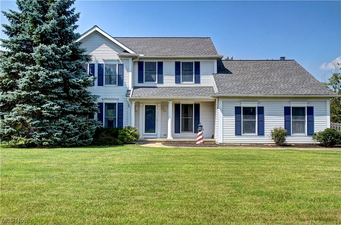 Welcome to 8724 Forest View in beautiful Olmsted Falls. This 4-bedroom colonial is updated throughout. Tear off new roof in 2018. Enter through the front door to an inviting foyer with coat closet and half bath. The large living room leads to the formal dining room. Enjoy the Eat-In Kitchen with moveable island, updated sink, counter tops, and back splash (2020). New kitchen appliances stay (2020). From the kitchen, the family room is open and boasts a fireplace. The first-floor laundry room buffers entry to the nature stone garage. Don’t forget the central vac system. Sliders from the Kitchen lead to a large patio and the oversized back yard surrounded by a wood privacy fence (2019). Make this large Olmsted Falls updated colonial your home today!