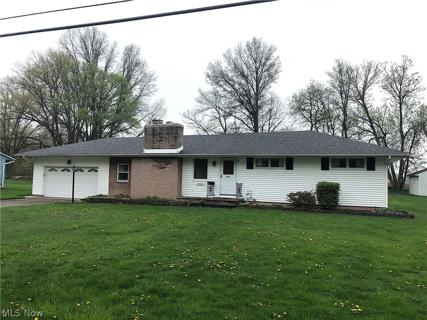 You better hurry! This neat and clean ranch won’t last!  Features include 3 bedrooms and 1 1/2 baths, clean and updated kitchen with lots of cabinets, and built in cabinets in the dining area.  First floor family room!  Hardwood floors under carpet in living room and bedrooms!  Roof tear off in 2010!  Vinyl siding and 5 windows replaced in 2000!  Blown in insulation in walls and attic!  Plenty of room to entertain during the summer months under this huge covered patio!  Plus tons of space in the big back yard that includes and oversized shed!  Home warranty for added peace of mind!