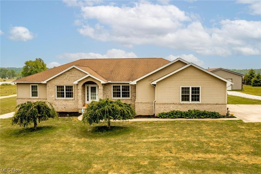 Welcome home to 1465 State Route 96 nestled in the highly desirable Milton Township area of Ashland, OH! Conveniently located within minutes of Ashland High School, the prestigious Ashland University, the Ashland branch of University Hospitals and in close proximity to State Routes 42, 250 and I-71. The interior of this Amish built single owner country Ranch home boasts 4 spacious bedrooms, a walkout basement and fresh painting throughout. Outside you will find the 40’x30’ additional detached garage. If you are looking for country living at its finest, call your favorite Realtor and schedule your showing today before it is too late!