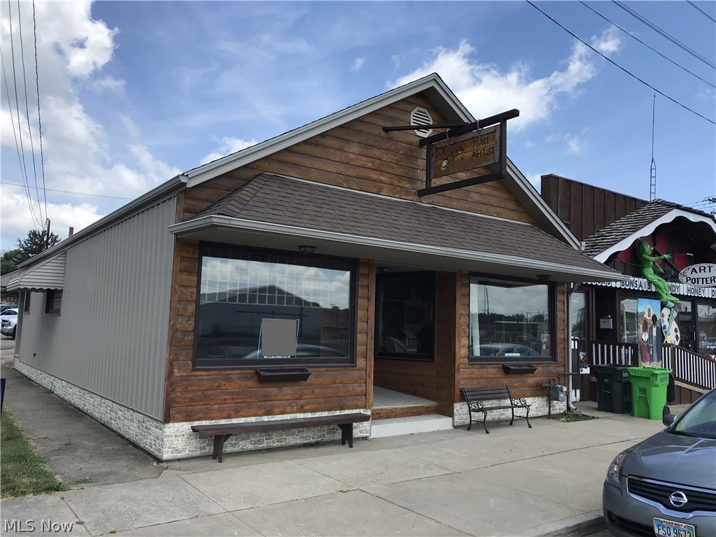 1269 square foot commercial building on the corner of Maple & Factory Street. Additional storage in the walk up attic. Excellent location across from new public parking lot. Formerly Keith's Saddle Shop. Many possibilities.