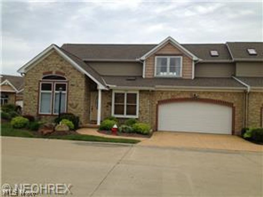 Private Waterfront Community, Private beach access to Lake Erie. 2 car attached garage, basement. No Maintenance. Trek Deck, Concrete patio & Master: Large walk in closet, on suite bath w/Jacuzzi whirlpool bath.