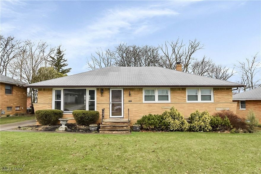 Three bedroom Brick Ranch located on a quite Parma Street. This spacious ranch features first floor living with an inviting living/dining room with tons of natural light, enormous eat-in kitchen and three large bedrooms with sizable closets and hardwood flooring. Basement has a practical work shop with plenty of storage and an enormous rec room with the perfect space to entertain. Outside you find  an attached two car garage and cozy patio over looking the backyard.  New furnace & A/C (2014), New windows & front storm door (2018), garage door & water tank (2019). Don't let this gem slip thru your fingers. Schedule your showing today.