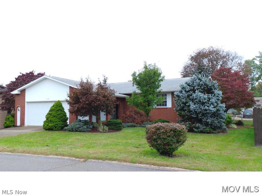This is a very desirable street. Wonderful all brick ranch and neat as a pin. 3 bedroom, 2.5 bath, 2 car garage, rec room, den/study and fenced yard. Roof approx. 5 years old. Does have replacement windows. It has a radon mitigation system.  Elem: Belpre Elementary School  Elem/Bus: N  JrHigh: Belpre Middle School  JrHigh/Bus: N  High: Belpre High School  High/Bus: N  Fire: VOL  Police: CTY  PossFreeGas: N  ;SQFT=Fin L1:1204, Fin Bsmt:442, Fin Above:1204, Fin Total:1646, Unfin Bsmt:222, Unfin Above:222;GAR= 2 Car Att
