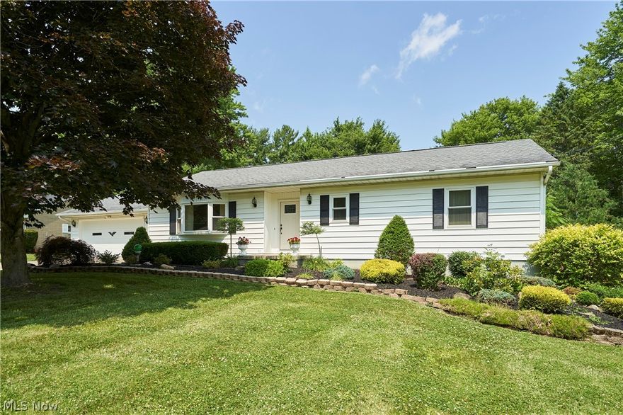 Beautiful Move-In Ready Ranch with Two Car Oversized Attached Garage, Almost Half Acre Lot, and Lovely 4 Season Sunroom! Fantastic location within a desirable neighborhood. This property boasts three bedrooms, two full bathrooms,one half bath, and a host of wonderful features that make it a truly special find. As you approach the home, you will be greeted by meticulously maintained grounds that provide amazing curb appeal. The inviting front walkway leads to a charming front porch, setting the tone for what lies beyond. Upon entering the home, you will step into an open foyer that offers a warm welcome to all who visit. The spacious living room, located off the foyer, features a new large bay picture window that floods the space with natural light. The eat-in kitchen has ample amount of space for all your cooking desires, complete with beautiful cabinets, a breakfast bar, and a French door that leads to a delightful 4 season sunroom. This sunroom offers panoramic views of the large backyard, making it the perfect spot to relax and unwind. In addition to the living spaces, the home also includes a lovely dining area, a convenient laundry room with a half bath, a sizable master bedroom with a private full bath, and two more well-appointed bedrooms. The full partially finished basement provides ample storage space and the potential for additional living areas, while the extended two-car attached garage features a large workshop and plenty of room for all your storage needs. Outside, the property boasts a large and beautiful backyard space, perfect for enjoying the outdoors and as a bonus, nice size shed for extra storage. All appliances are included, making this home truly move-in ready. This property presents a fantastic opportunity to own a well-maintained home in a great location. Recent updates include all new windows, furnace, a/c, whole house humidifier, air cleaner, front door, carpets professionally cleaned and both full bathrooms have been upgraded.