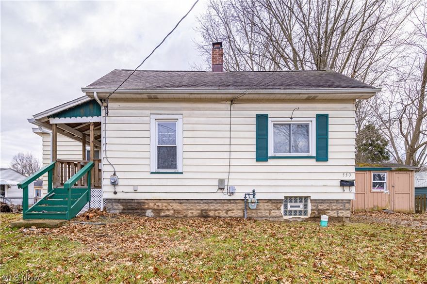 Adorable 1-2 bedroom Ranch home with 2 full baths! The home can also be rented as 2 separate apartments. There is a private entrance for front room with lock. The kitchen includes all appliances and laundry in the basement. Lots of storage. Minutes to shopping and Kent State University. Cute front porch. The back portion of the house boasts an additional room that could be used as an office: a playroom: or an extra living space. Next to this area is a spacious master bedroom with two nice-sized closets. The full bath was updated with gorgeous linoleum flooring; a new sink; and a new commode in February 2019. Carpet; new hot water tank" installed in March 2019. Nice fenced-in portion of the property located next to the house. Move-in ready! Would make a great investment property or primary residence. Priced to sell! Won't last long! Schedule a showing today!
