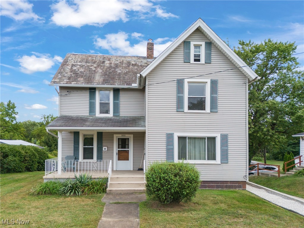 Come take a look at this meticulously maintained property that has been cared for by the same owners for many years. There is so much to enjoy here, which is why they stayed so long! Entering through the front door you are right in the heart of the home in the large kitchen featuring ample cabinet space! You have space for your dining room table in the kitchen or you could use the bonus room as a dining room, the option is yours! The main level also contains the living room, a half bath with laundry and a mud room taking you out to the rear of the property. Upstairs you have three large bedrooms and a full bath with plenty of storage space! The backyard is fantastic for hosting holidays, events and playing yard games. The deck leads you to a patio which is the designated grilling area since there is a gas line for your grill, so you never have to worry about running out of propane! There is also a covered front porch to sit at and enjoy watching traffic! Updates in the past five years include a brand new retaining wall, painted garage, main water line replaced from house to curb & misc plumbing, replaced flat roof, gaco coating applied on roof valley, slate roof inspected & sealed. Ask your realtor for a full list of updates/repairs available to them in the supplements!