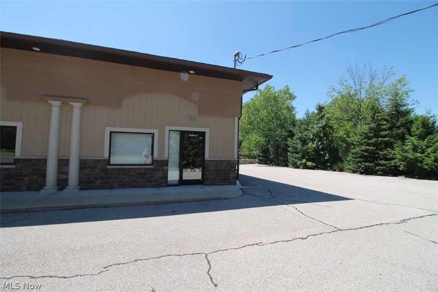 LOCATION! LOCATION! LOCATION!  This is Suite 4 which can be rented alone or together with Suite 3.  How can you beat this great location right on RT 91 with plenty of high traffic volume for visibility to your business.  Fantastic opportunity for a chance to rent this great office/warehouse space.  There are two offices which can be rented out separately or together, both of them have heat and air conditioning and bathrooms. Just in office space alone you have 266 square feet and 527 square feet in warehouse space.  Great outdoor storage space for a small commercial business, there is heat and air conditioning in the warehouse as well.